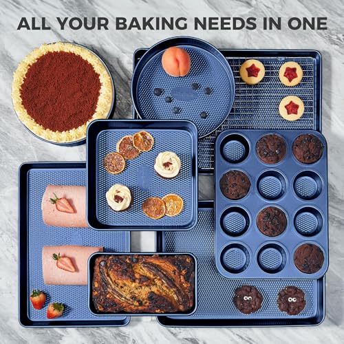 9 Piece Baking Pans Set Nonstick (9 Count)