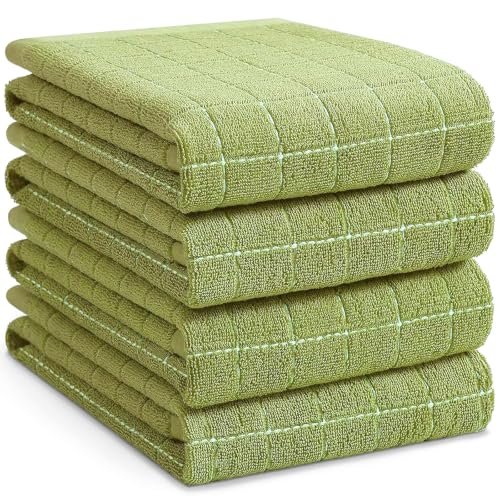 100% Cotton Terry Kitchen Towels (4 Count)