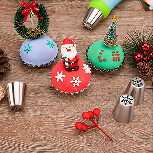 Christmas Piping Bags and Tips Set (2 Count)