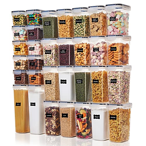 32pcs Airtight Food Storage Containers Set (32 Count)