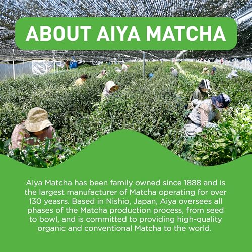 Aiya Organic Ceremonial Grade Matcha Powder