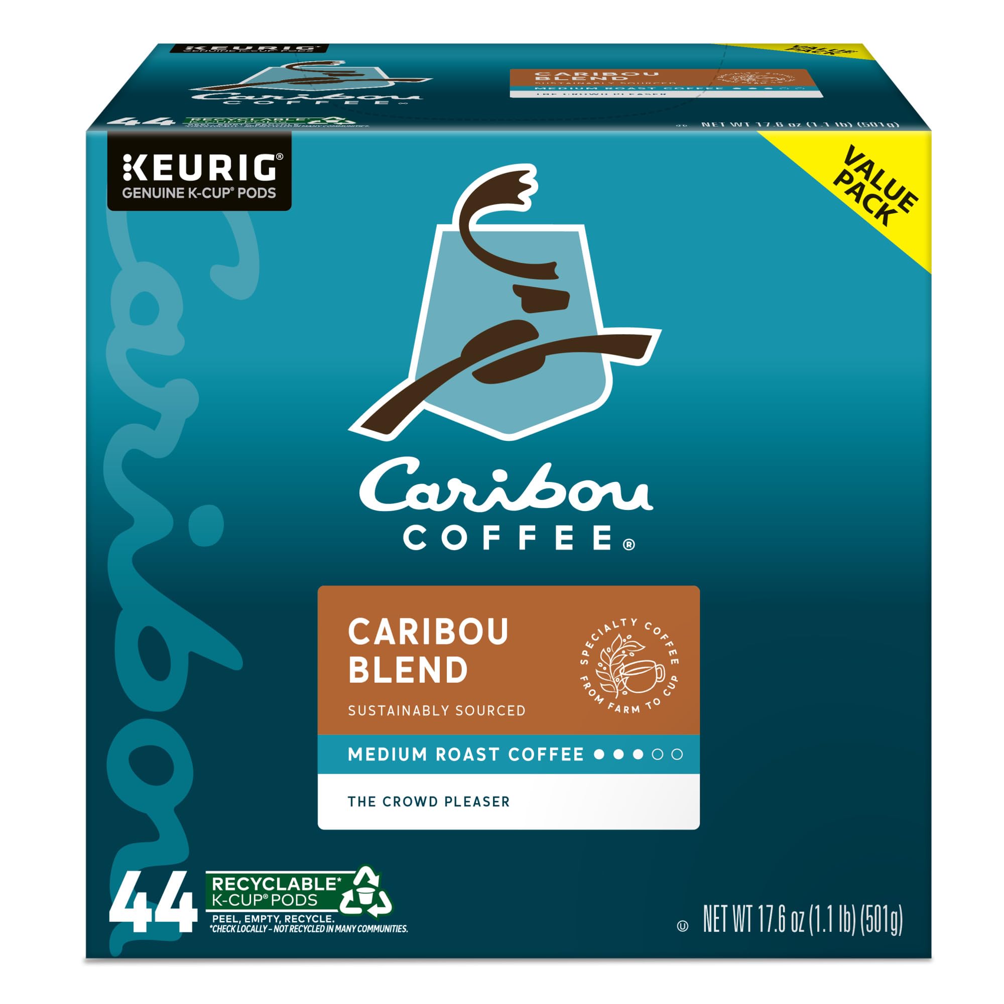 Caribou Blend Keurig Single (44 Count)