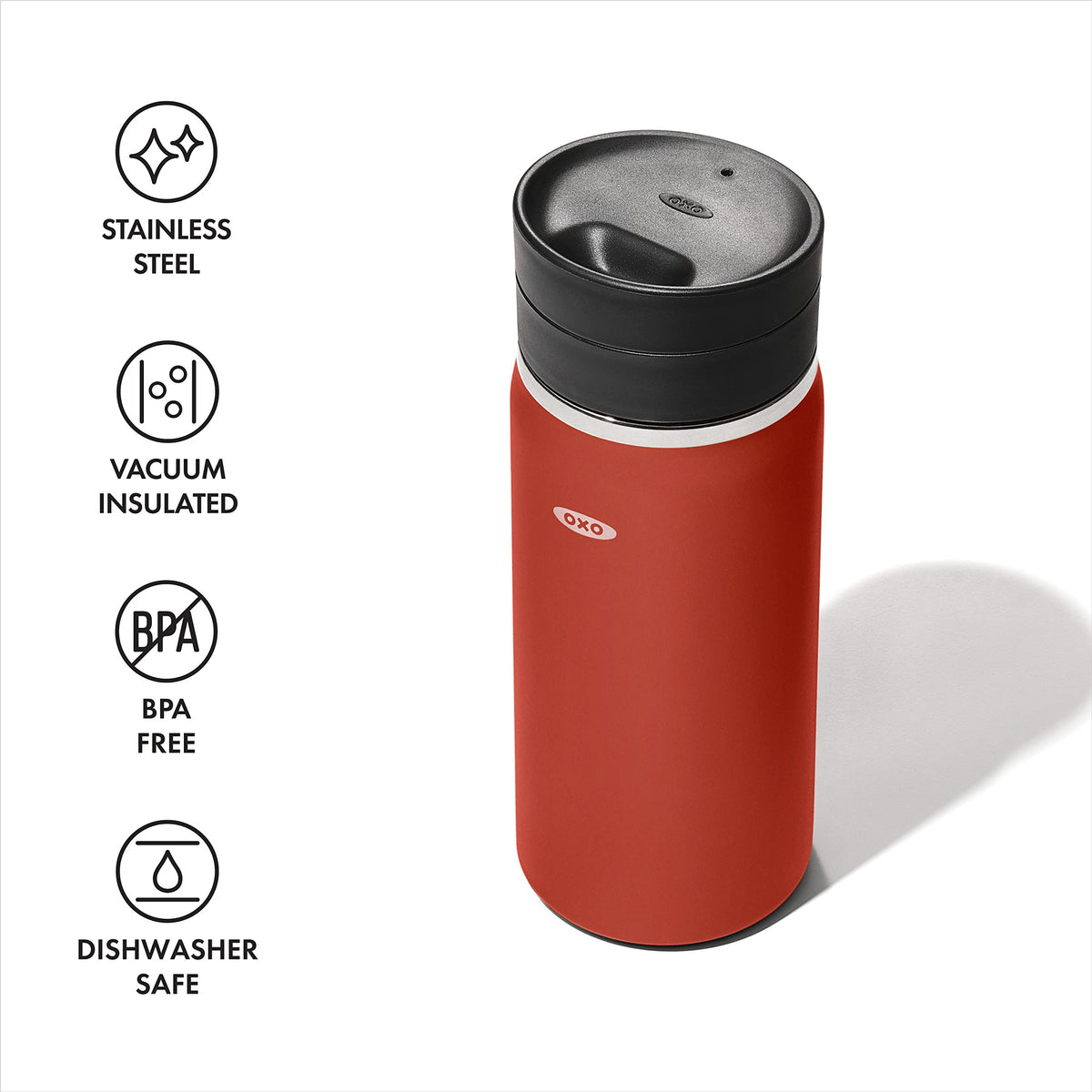 Dishwasher safe stainless steel coffee mug