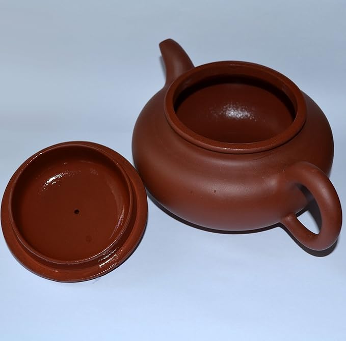 Teapot 8.6oz Chinese Genuine Black Clay Zisha Classics Pot Infusers Tea (Red Dahongpao)