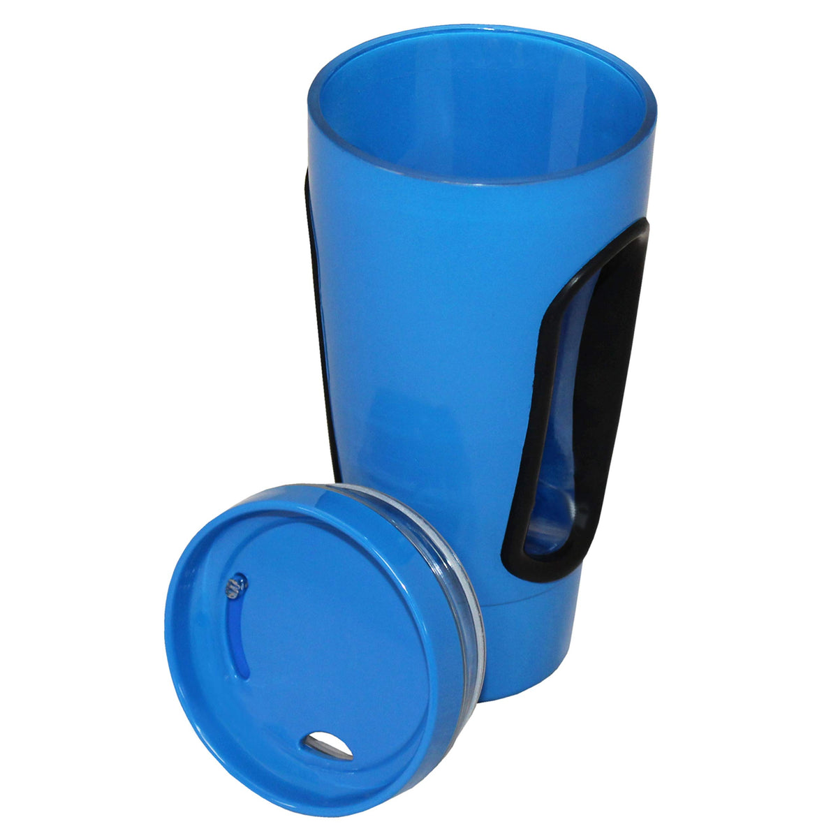 Adaptive drinking mug showing internal hand slot