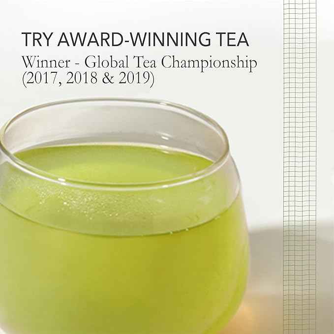 Matcha, Gyokuro, Nozomi and Gokuzyo Aracha Tea Assortment from Japanese Green Tea Co - Single Origin All-Natural Japanese Tea Set – Non-GMO, No Sugar – Ideal for Tea Lovers