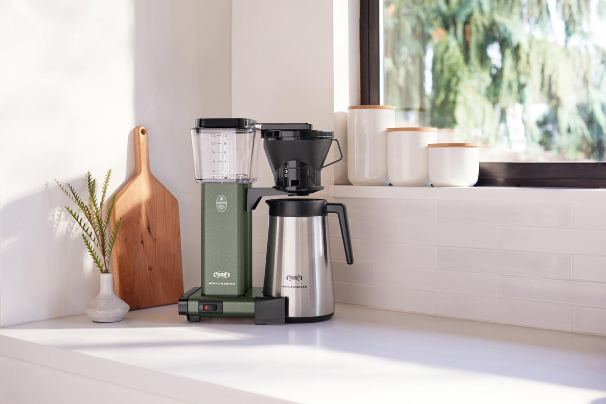 Stainless steel thermal carafe for drip coffee maker