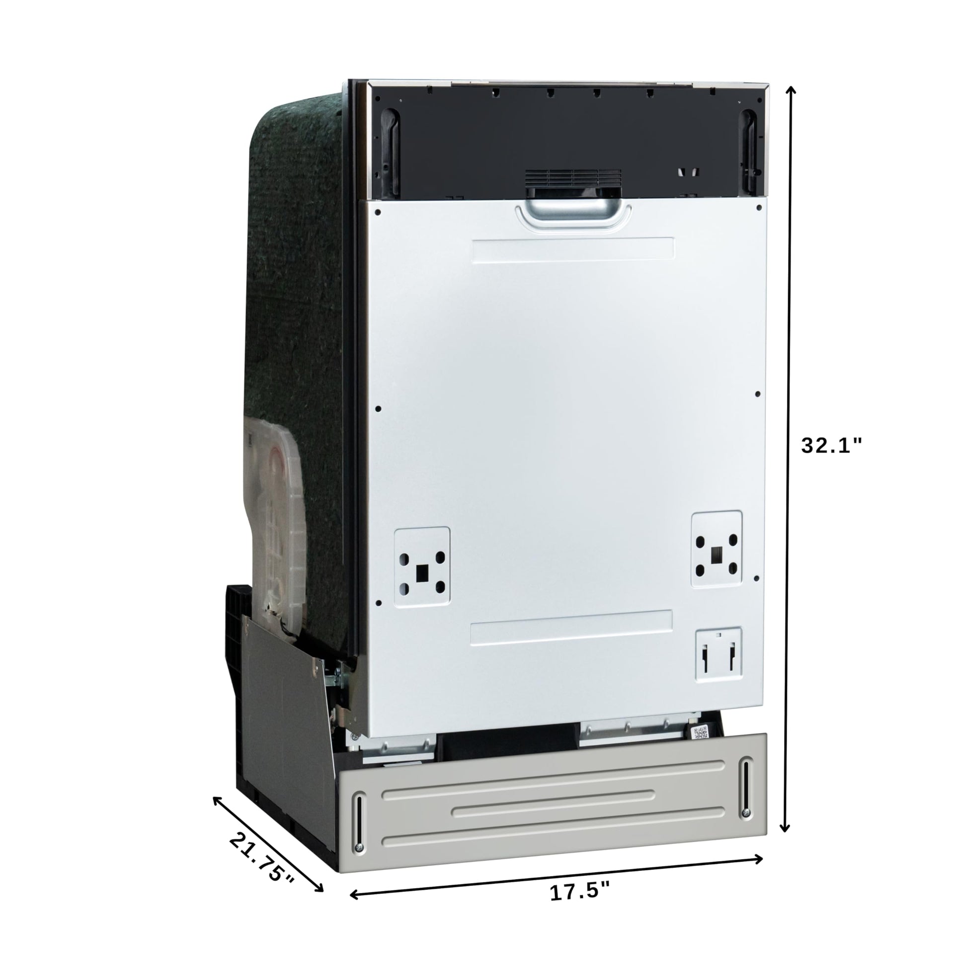 18 in. ADA Panel Ready with 8 Place Settings 52 DB Dishwasher in Stainless