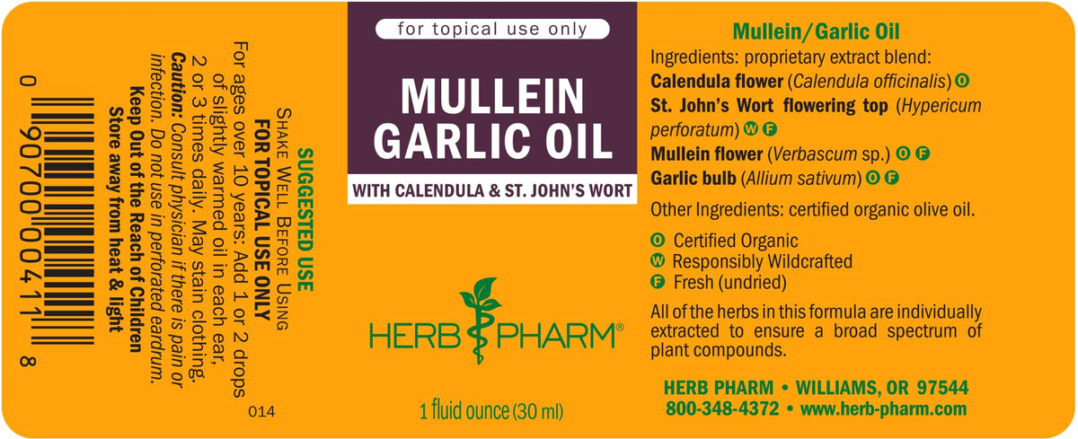 Mullein Garlic Oil