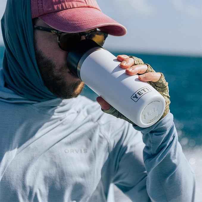 YETI Rambler 34 oz. French Press Coffee Maker, (1) 16 oz Travel Bottle, Stainless Steel, Cape Taupe