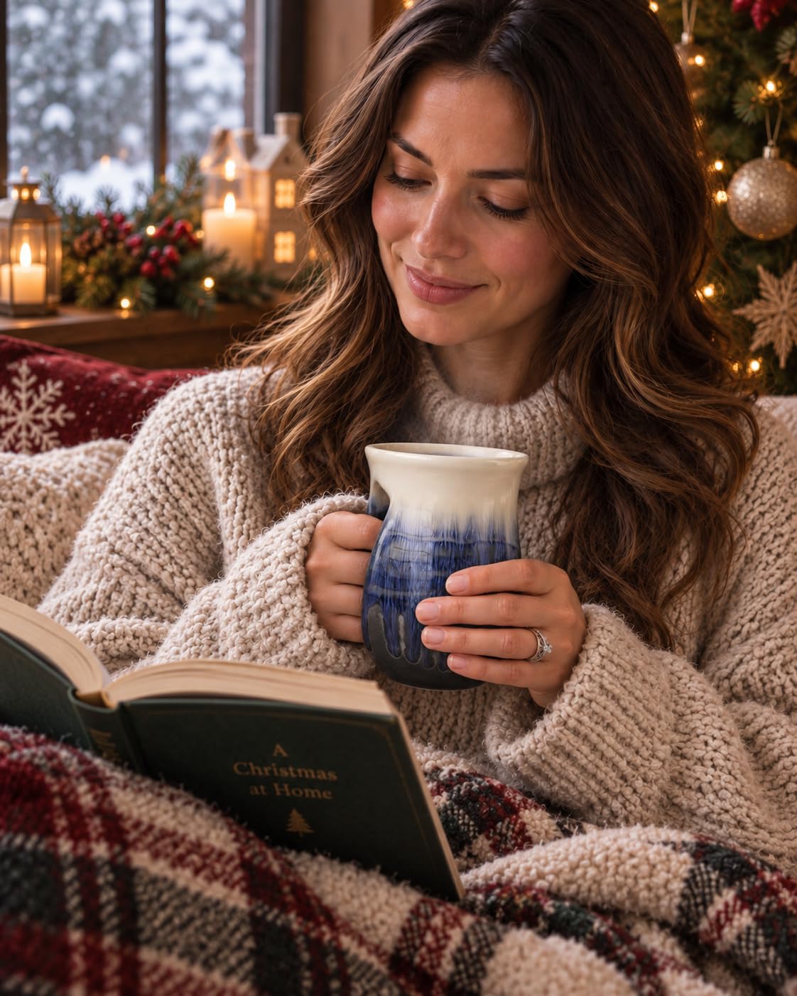 Hand warmer mug for tea, coffee or hot chocolate