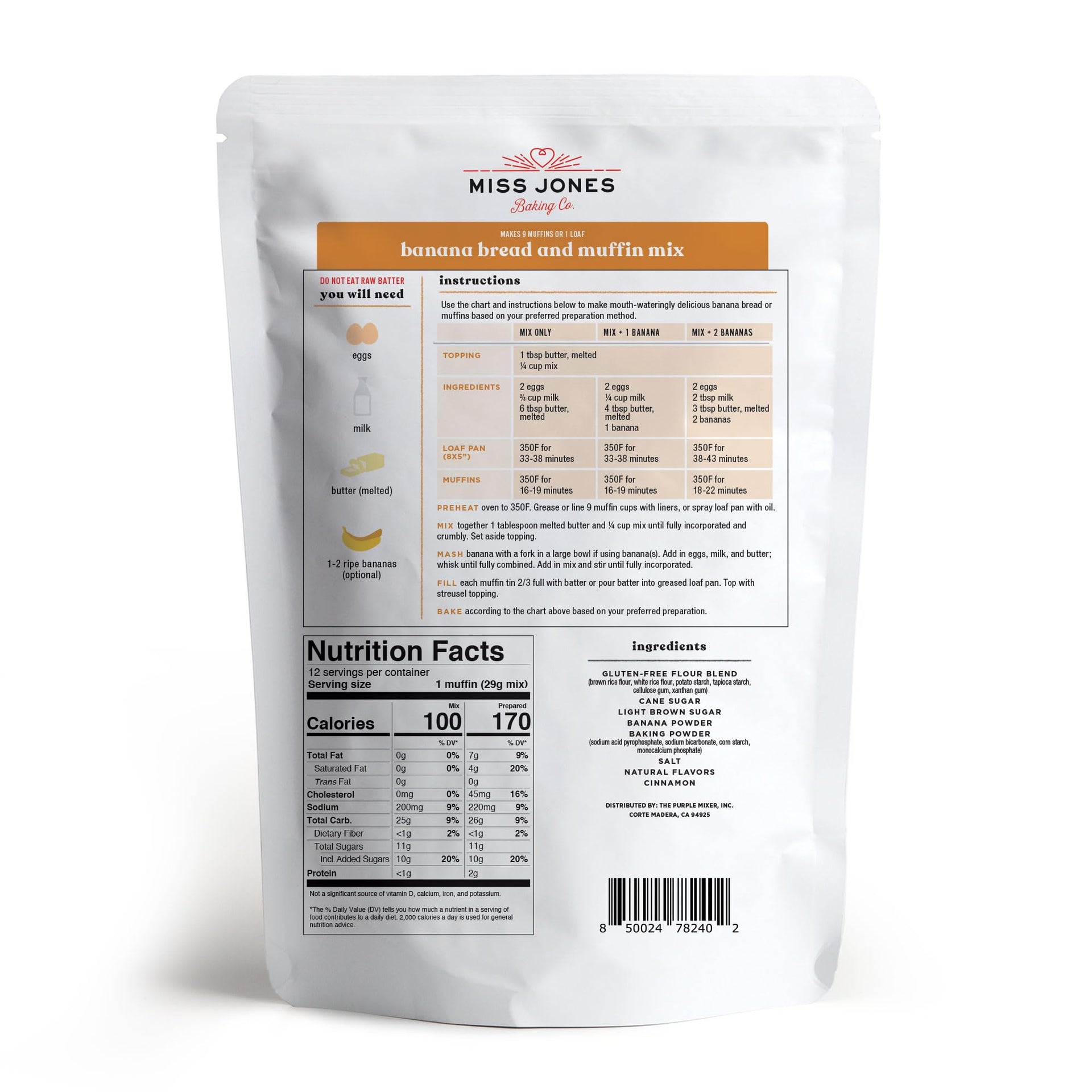 Co Banana Bread & Muffin Mix (10.57 Ounce)