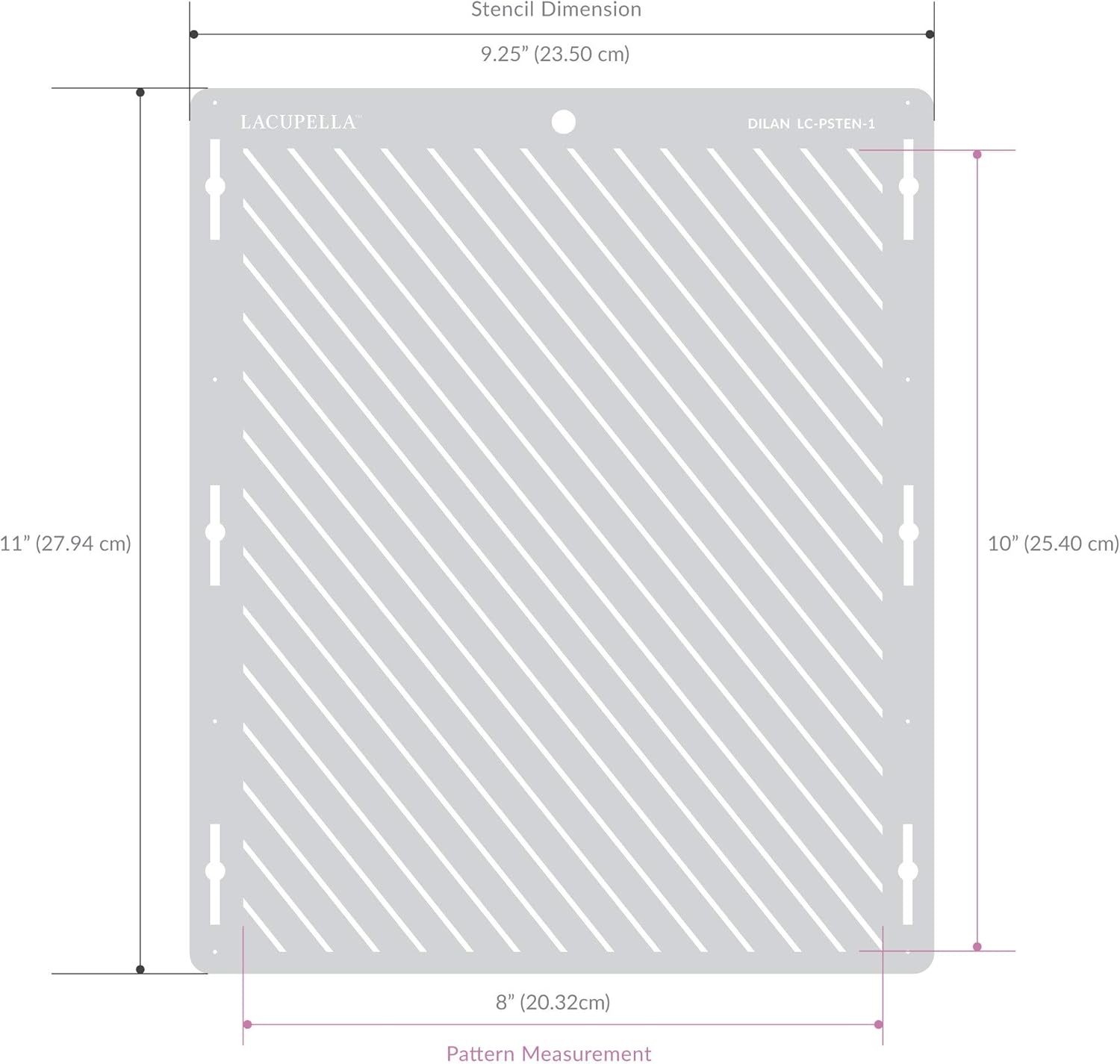 Cake Stencil for Buttercream Cake, Royal Icing, Ganache, Painting, Art and Crafts (HEXALIN)