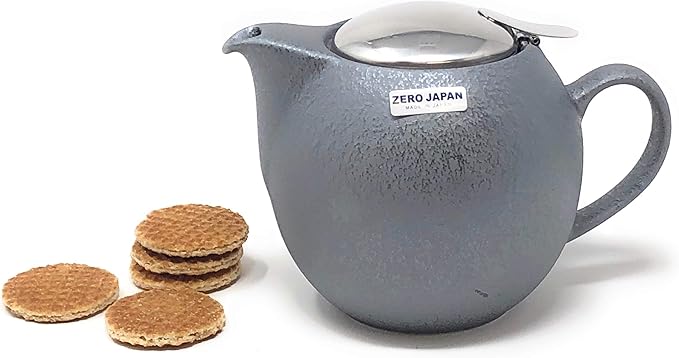 ZERO JAPAN Universal Teapot for 5 People, Antique Colors BBN-04, ASV, Antique Silver, W6.5 x D4.7 x H4.5 inches (166 x 120 x 115 mm)
