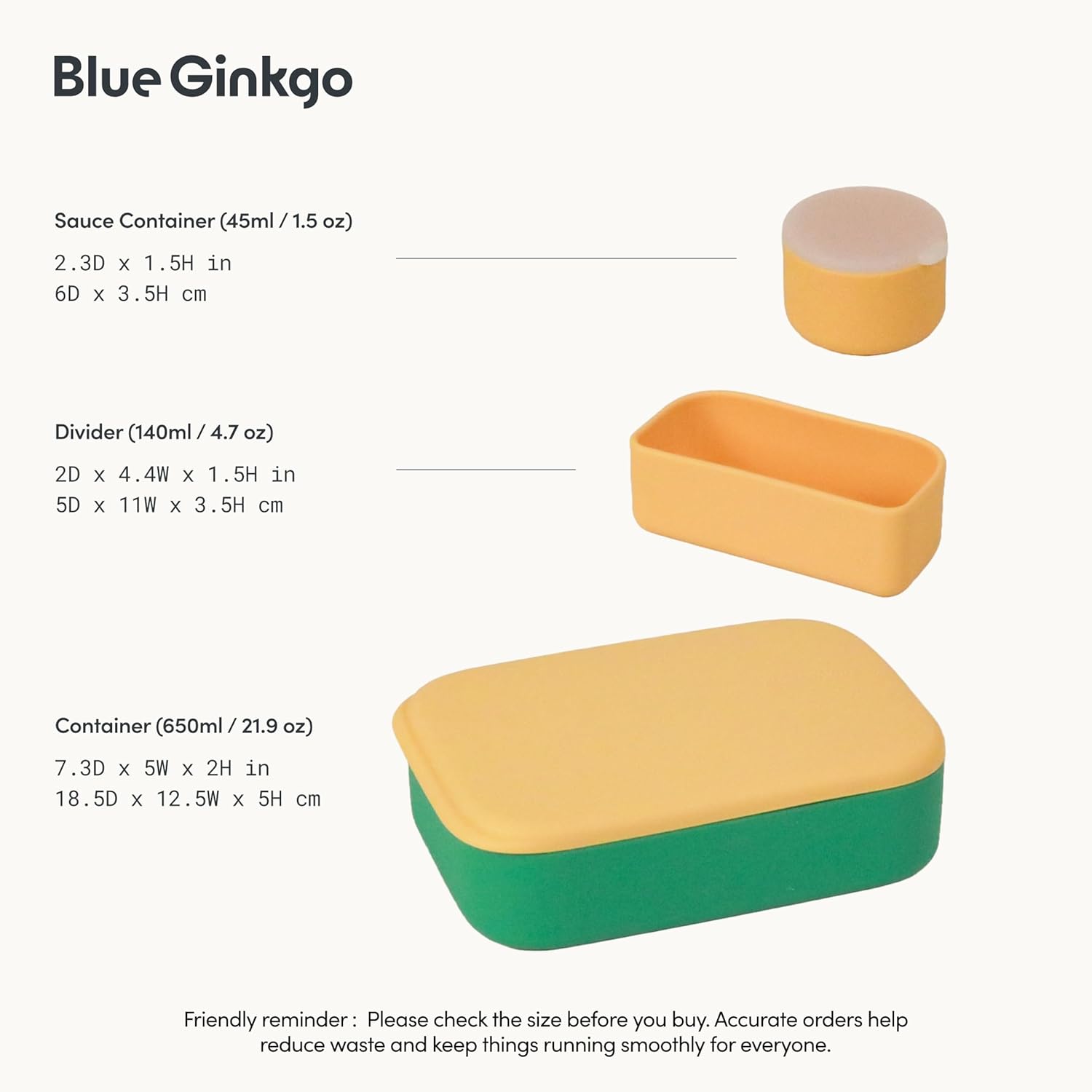 BLUE GINKGO Silicone Lunch Box Set – Durable Heavy-Duty Silicone Bento Box, Microwave, Freezer, Dishwasher Safe – Airtight, BPA Free (Made in Korea, Green) - Blissbrew