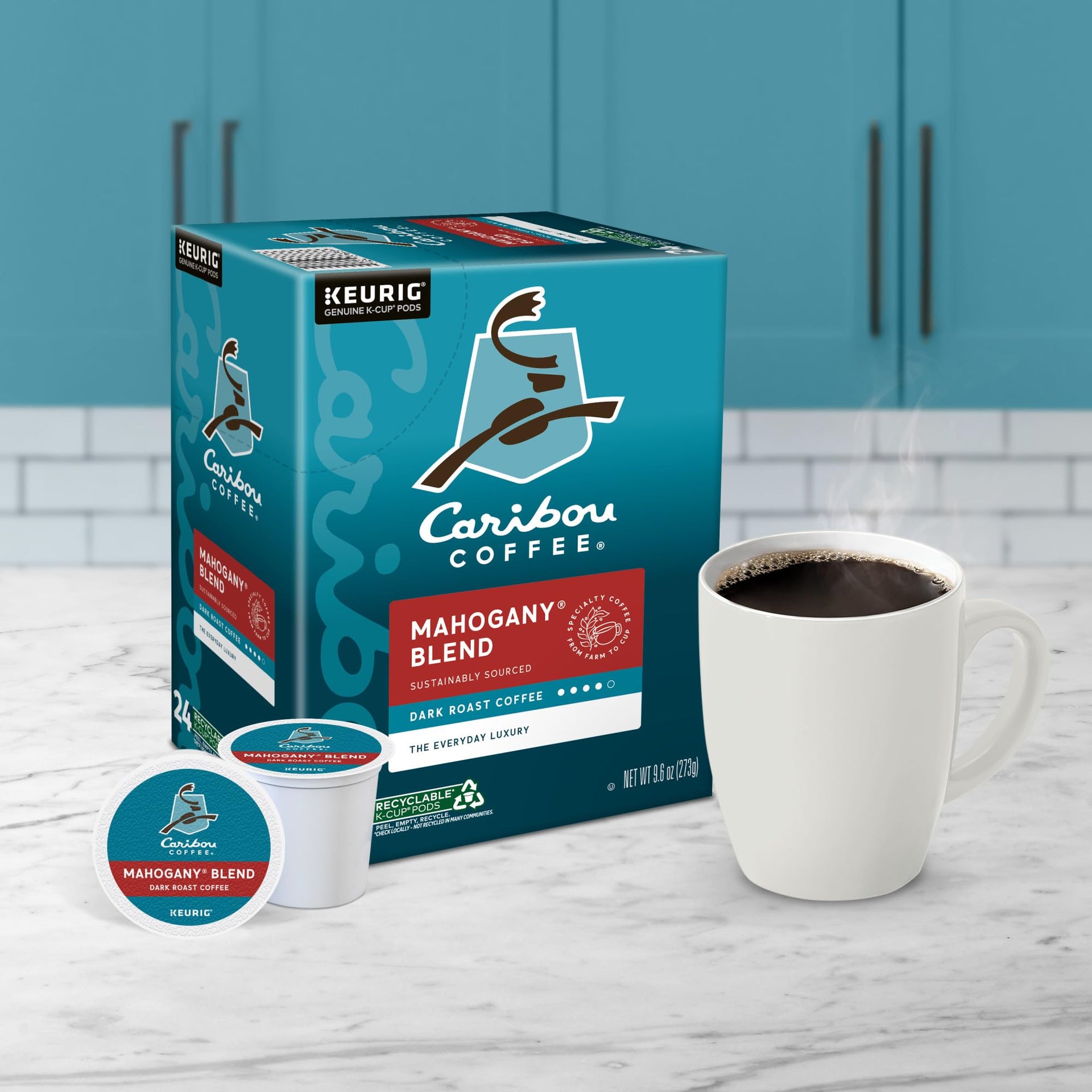 Mahogany Keurig Single (96 Count)