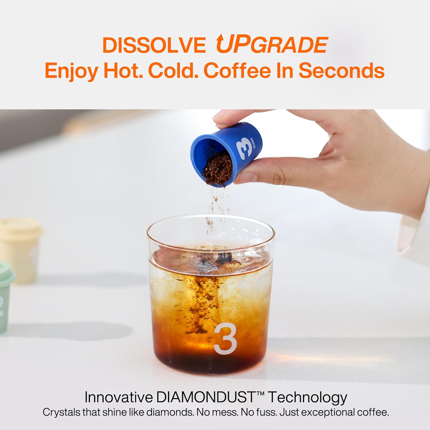 SATURNBIRD Coffee Instant Cold Brew - Medium, Dark Roast Variety Pack, 3 Roast Levels (NO.4-6), 100% Arabica, Enjoy Cold/Hot, 24 Single Serves Perfect for Iced Coffee