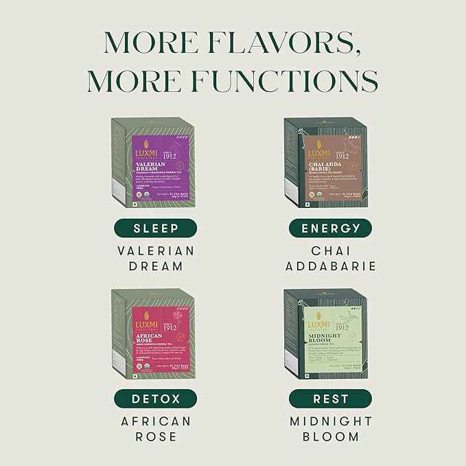 Luxmi Estates - Orange Spice Black Tea 25 Tea bags, 100% biodegrable teabags for Natural Engergy
