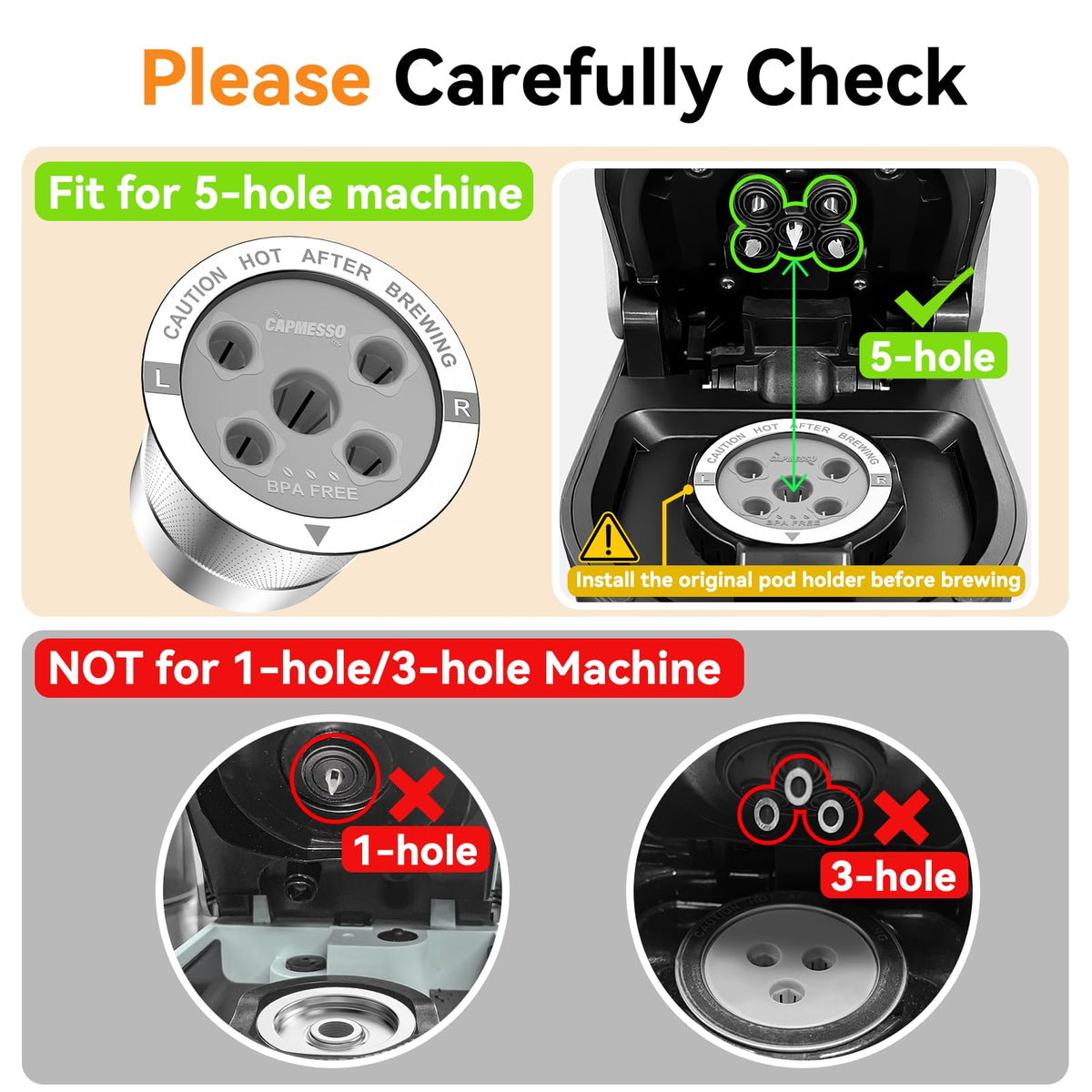 Refillable coffee pod with silicone sealing ring