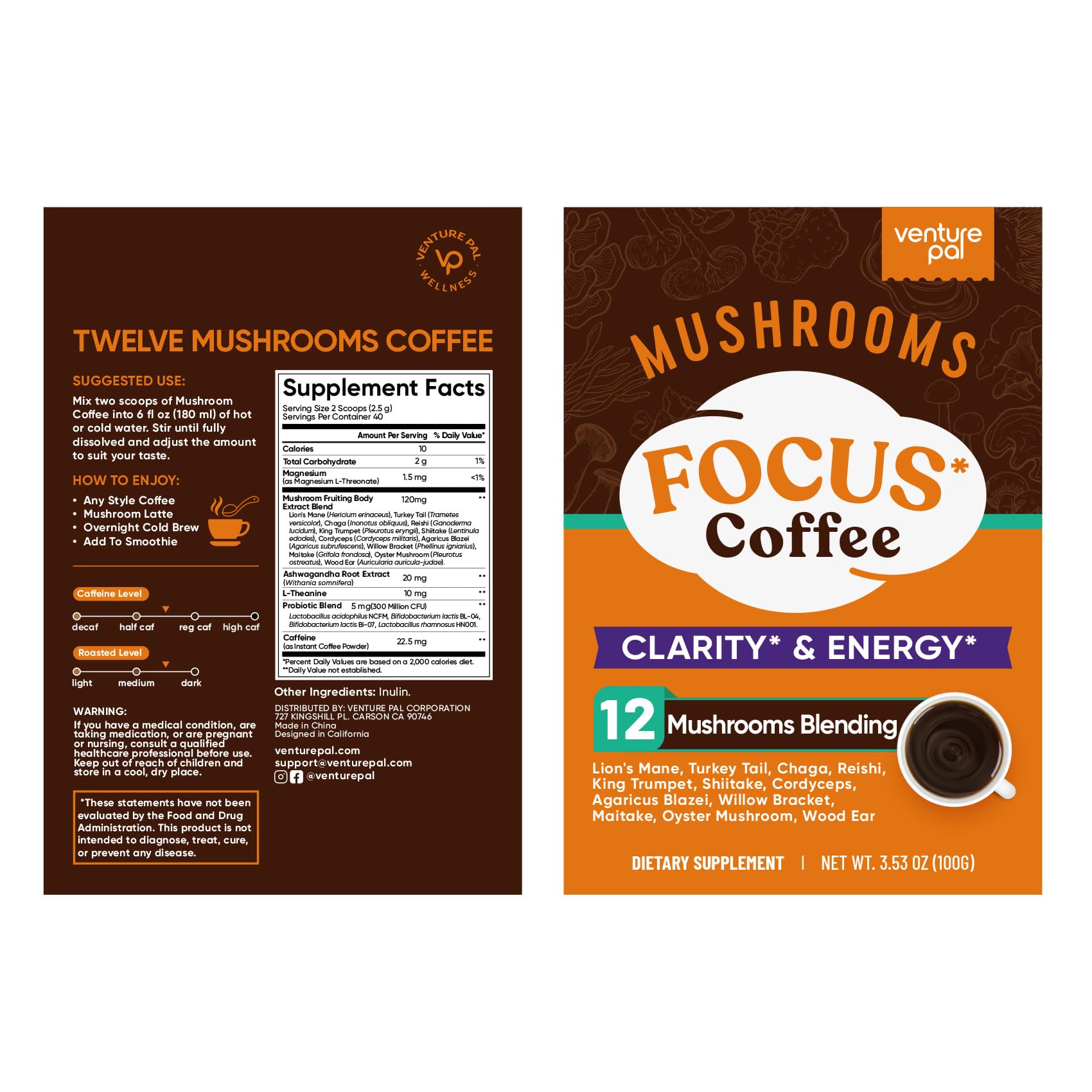 Mushroom Coffee (3.53 Ounce)