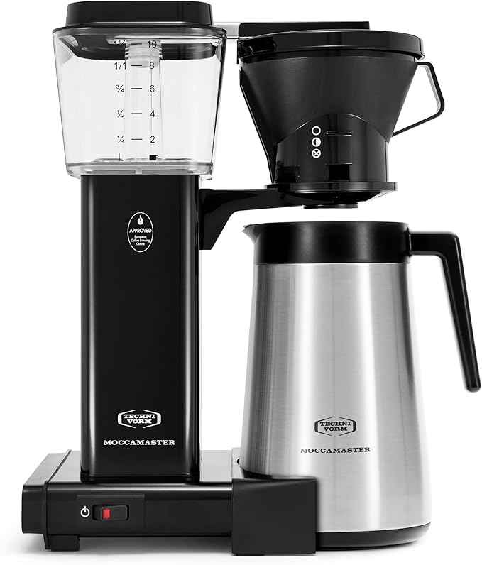 Technivormm Moccamaster 79114 KBT Coffee Brewer, 40 oz, Black