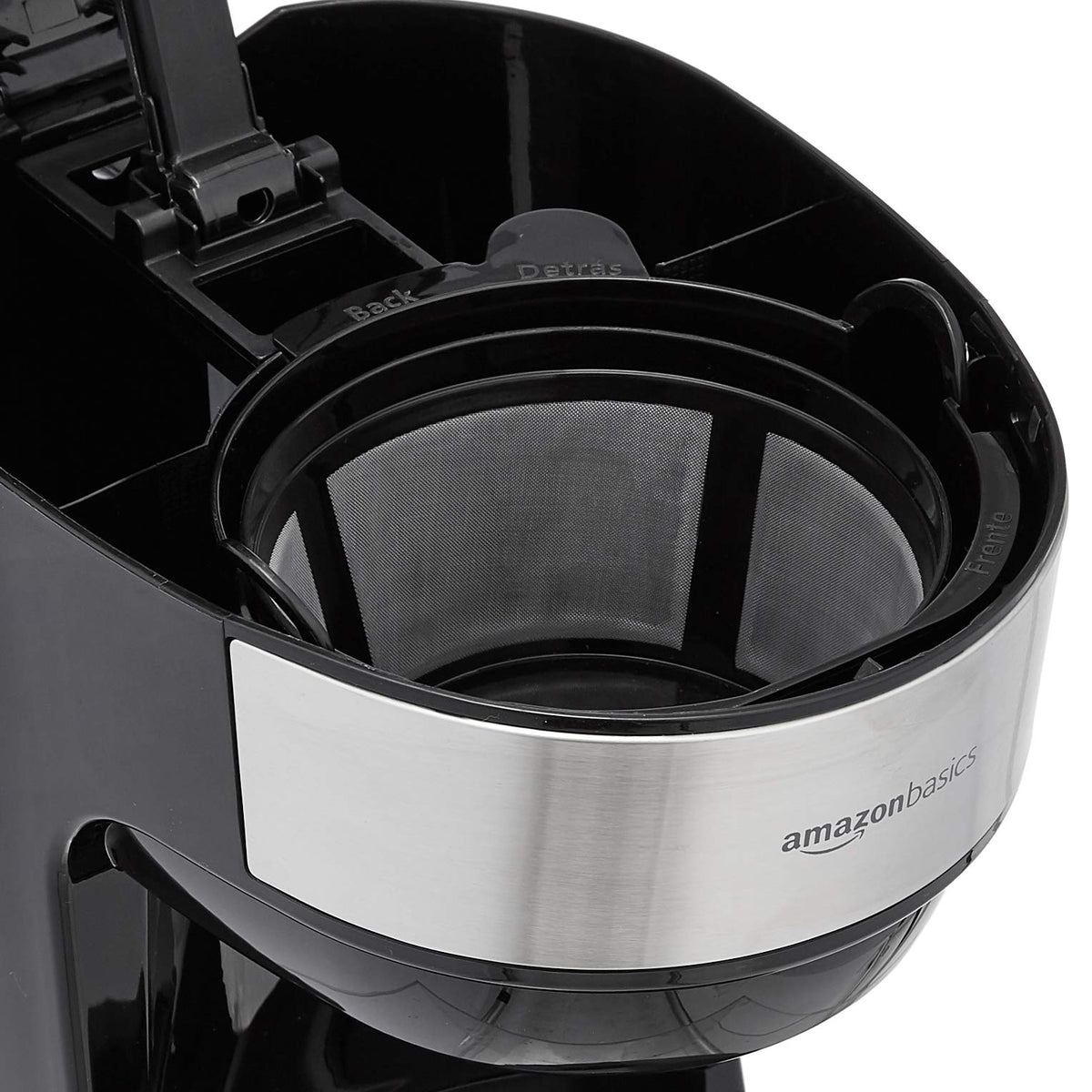 Compact 12-cup coffee machine for counter use