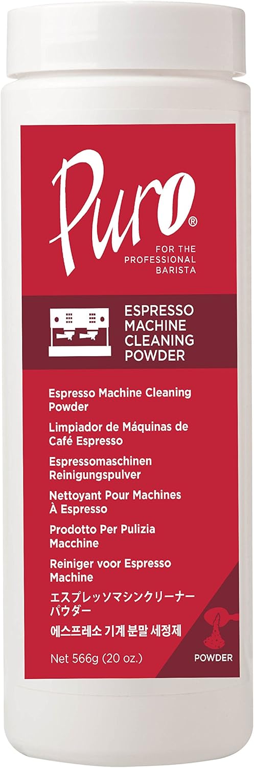 Puro Caff - 20 Ounce - Espresso Machine Cleaner Cleaning Powder Back Flush Espresso Machines Clean Airpots