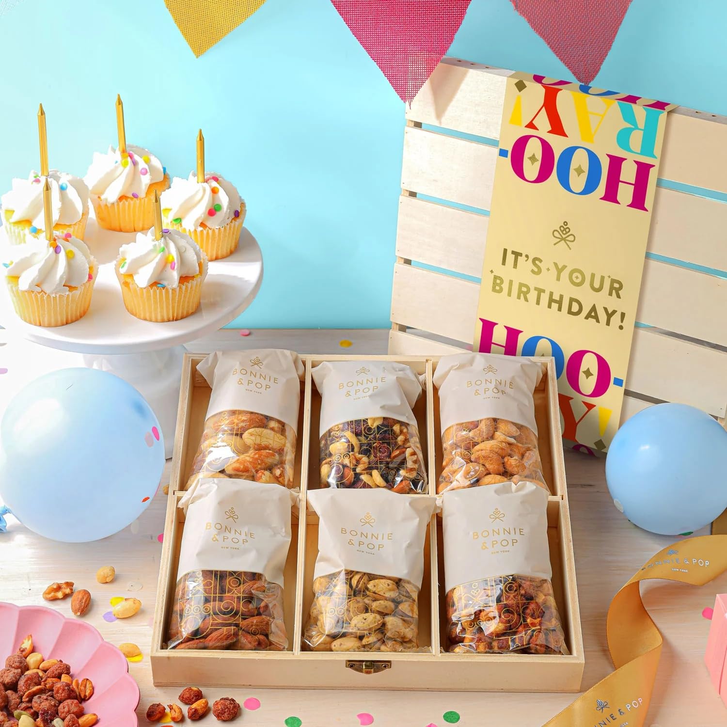 Happy Birthday Food Gift Basket