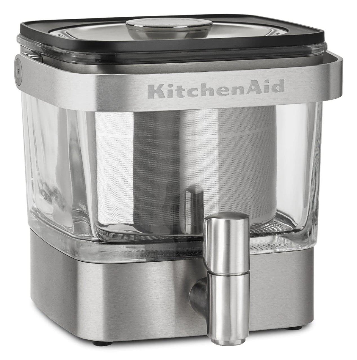 28 oz glass cold brew coffee maker with lid