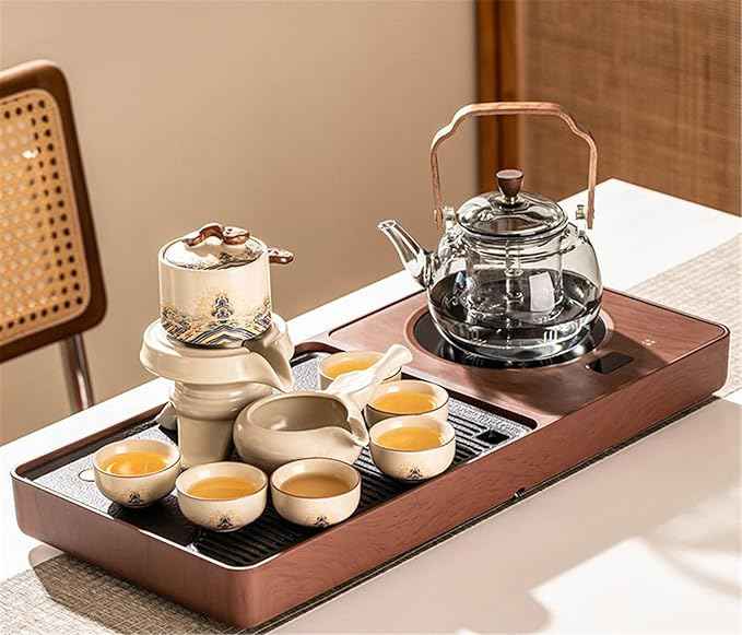 Fully Automatic Tea Tray Set, Electric Kettle and Brewing Station-suit16