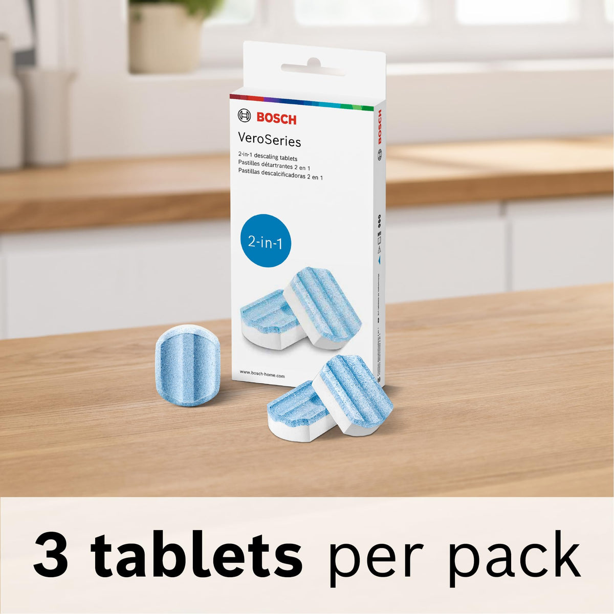 Descaling tablets pack for fully automatic machines