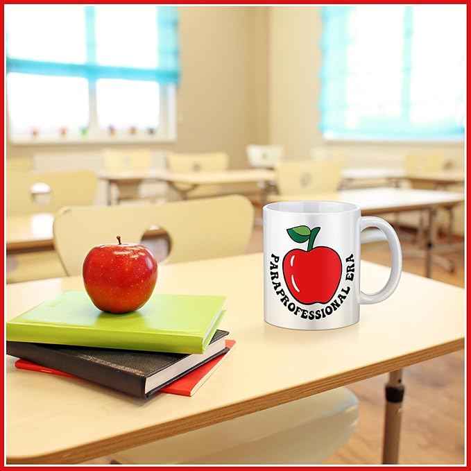 12 Pcs Paraprofessional Gifts Bulk, Paraprofessional Day Mugs 11oz Ceramic Cup for Para Supplies Teacher Assistant Grad Paraeducators, Teacher Aids, Classroom Staff Appreciation Gifts