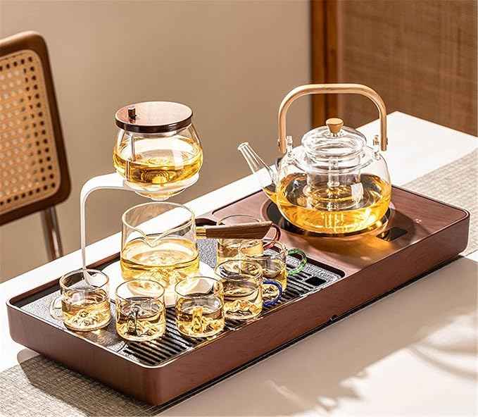Fully Automatic Tea Tray Set, Electric Kettle and Brewing Station-suit8