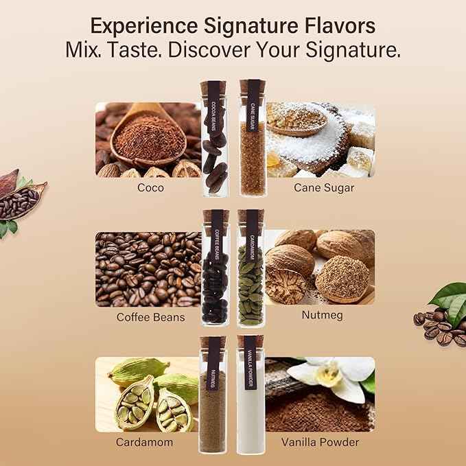 Espresso Martini Gifts – Complete Espresso Martini Kit Maker Set with Premium Coffee Mix & 6 Natural Botanicals, Cocktail Kit, Gifts for Women, Birthday Gifts for Women, Sister, Her