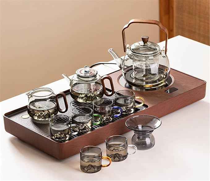 Fully Automatic Tea Tray Set, Electric Kettle and Brewing Station-suit18