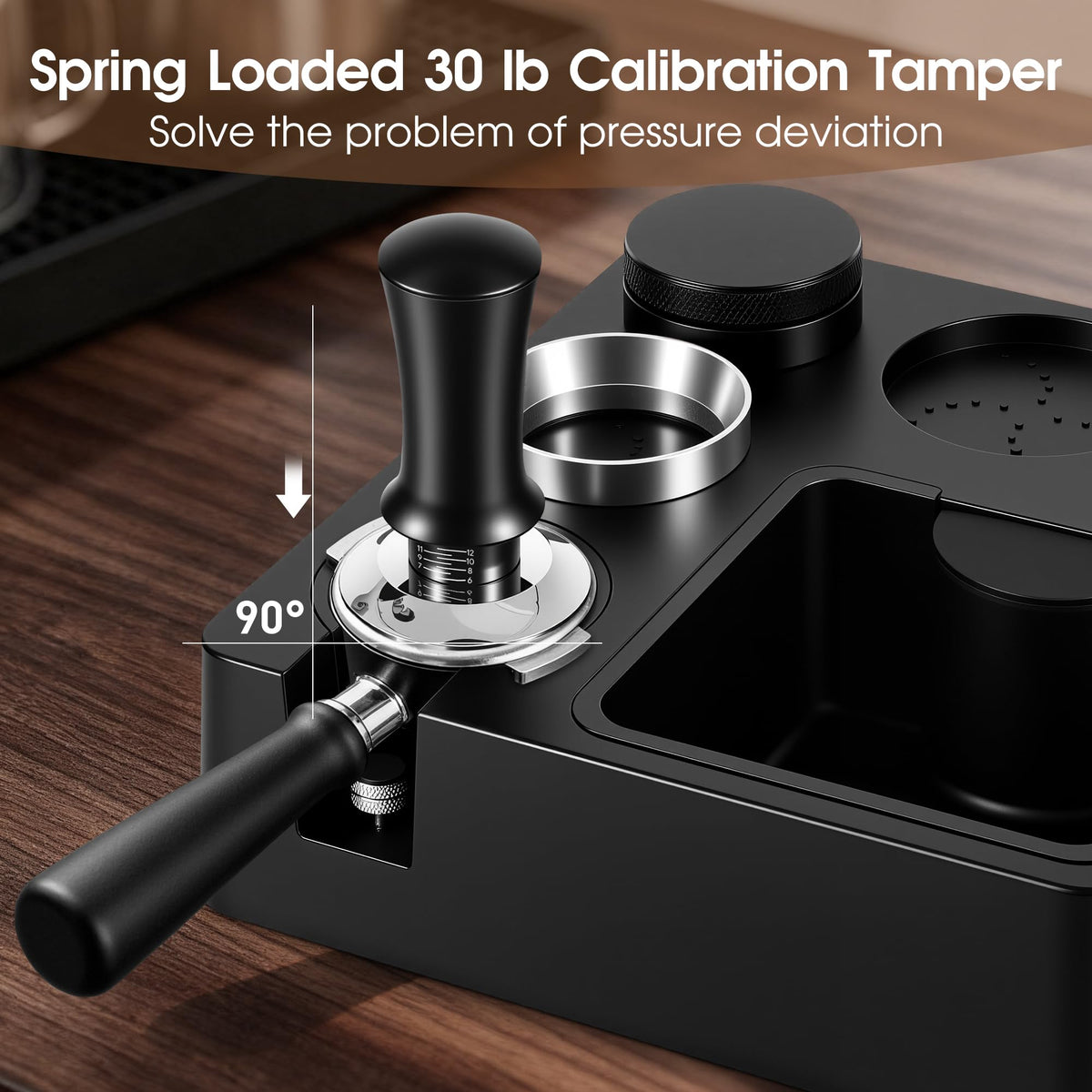 304 stainless steel coffee distributor for 58mm portafilter