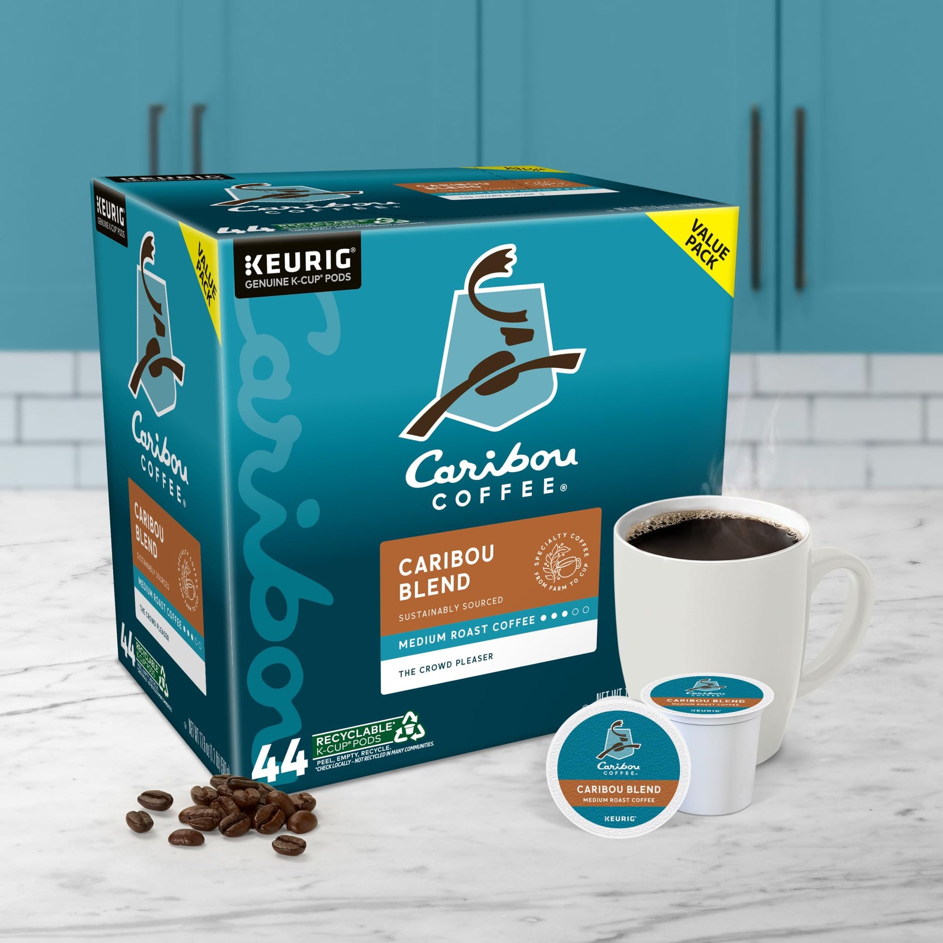 Caribou Blend Keurig Single (44 Count)