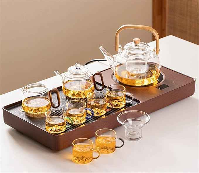 Fully Automatic Tea Tray Set, Electric Kettle and Brewing Station-suit10