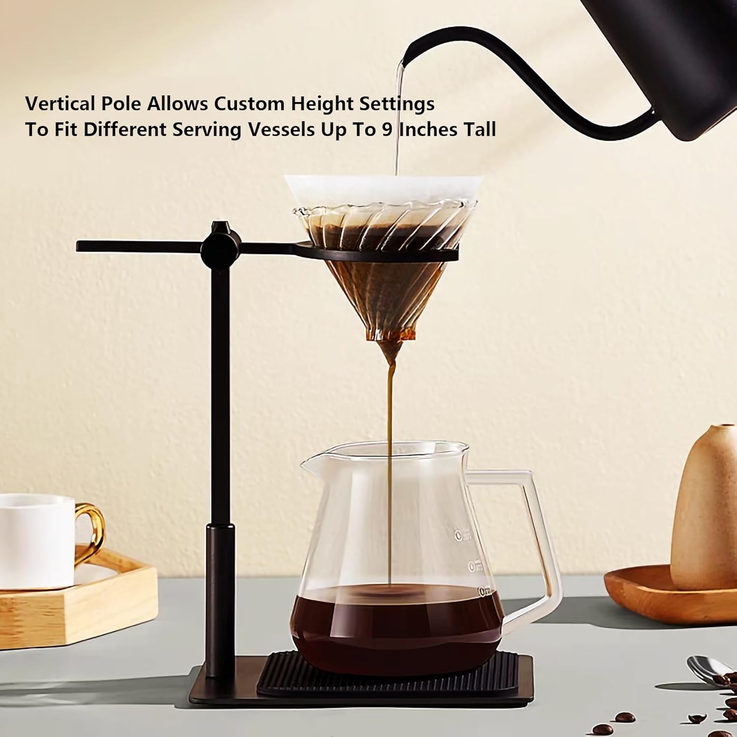 Pour Over Coffee Station Coffee Dripper Stand Stainless Steel