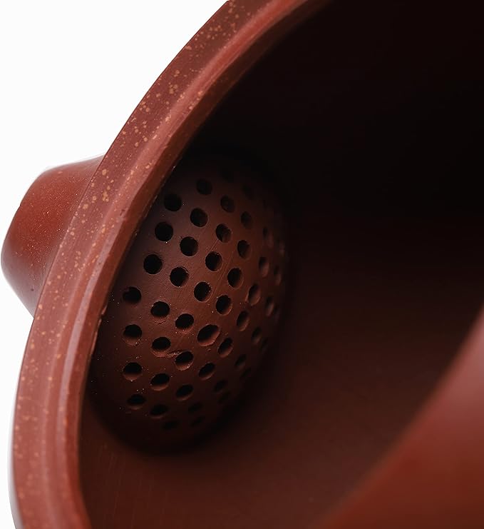 Fine Yixing Clay Teapot Set,Chinese Genuine Handmade Zisha Tea Pot 7.8 Oz with 2 Cups,Infuse Brew Kungfu Tea Maker
