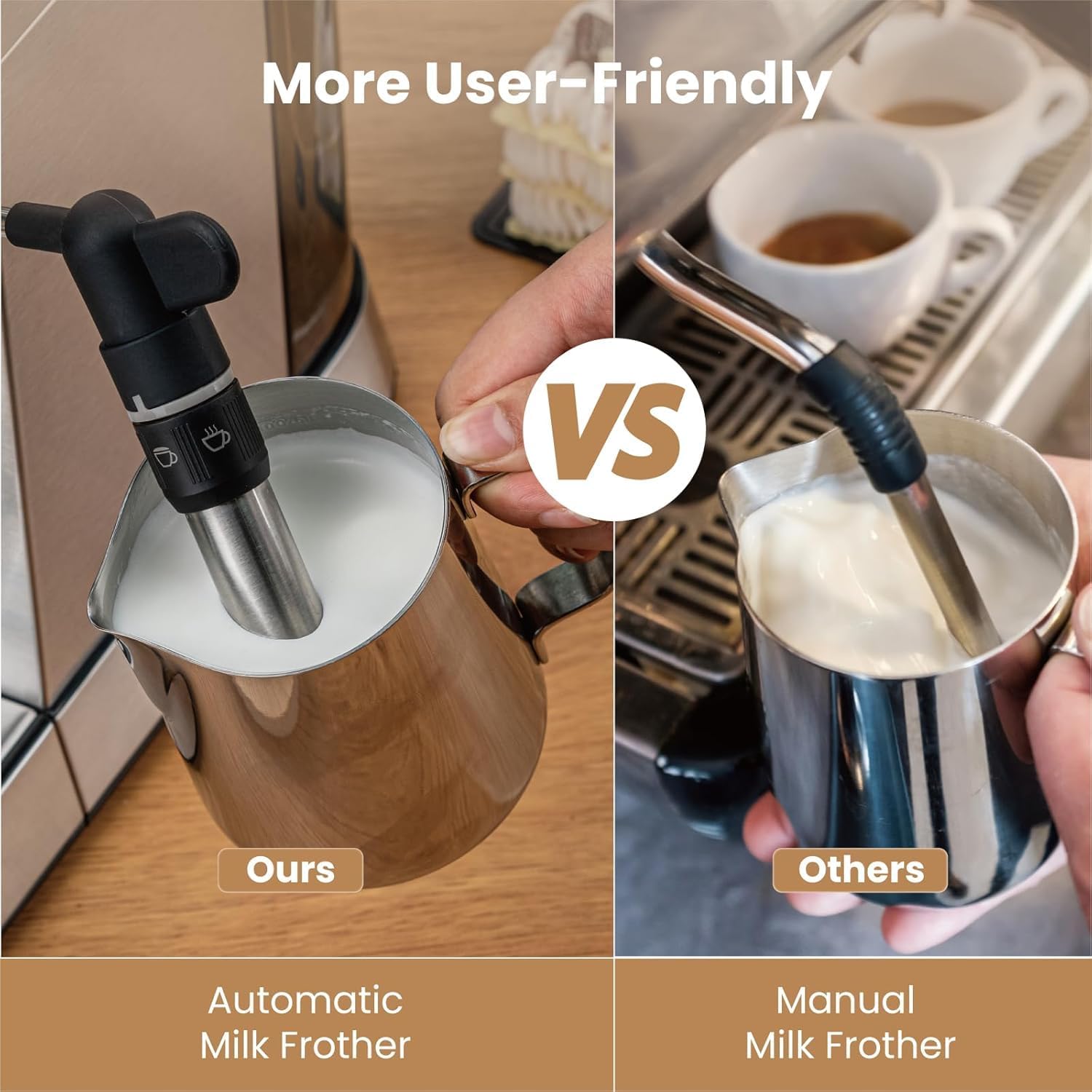 Gevi Espresso Expresso Machine 20 Bar with Auto Milk Frother, Professional Espresso Maker with Steam Wand, Compact Stainless Steel Cappuccino & Latte Machine, Gift for Coffee Lover, Home Baristas - Blissbrew