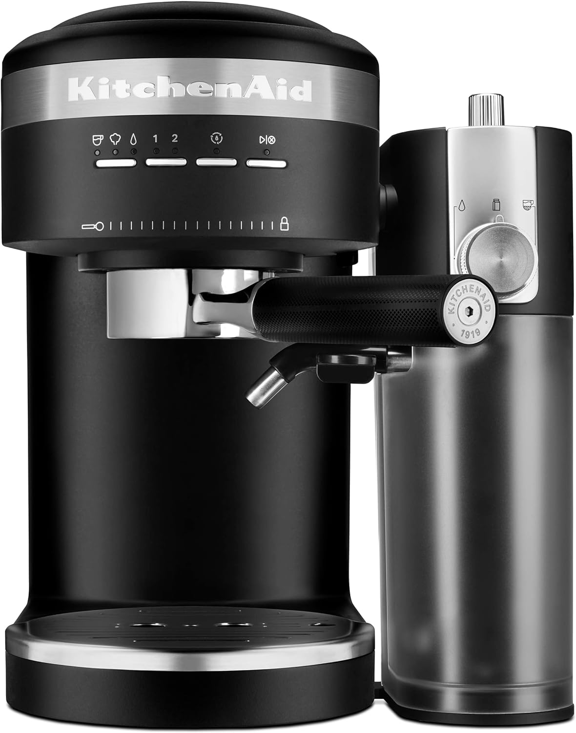 KitchenAid Semi-Automatic Espresso Machine and Automatic Milk Frother Attachment - KES6404 - Blissbrew