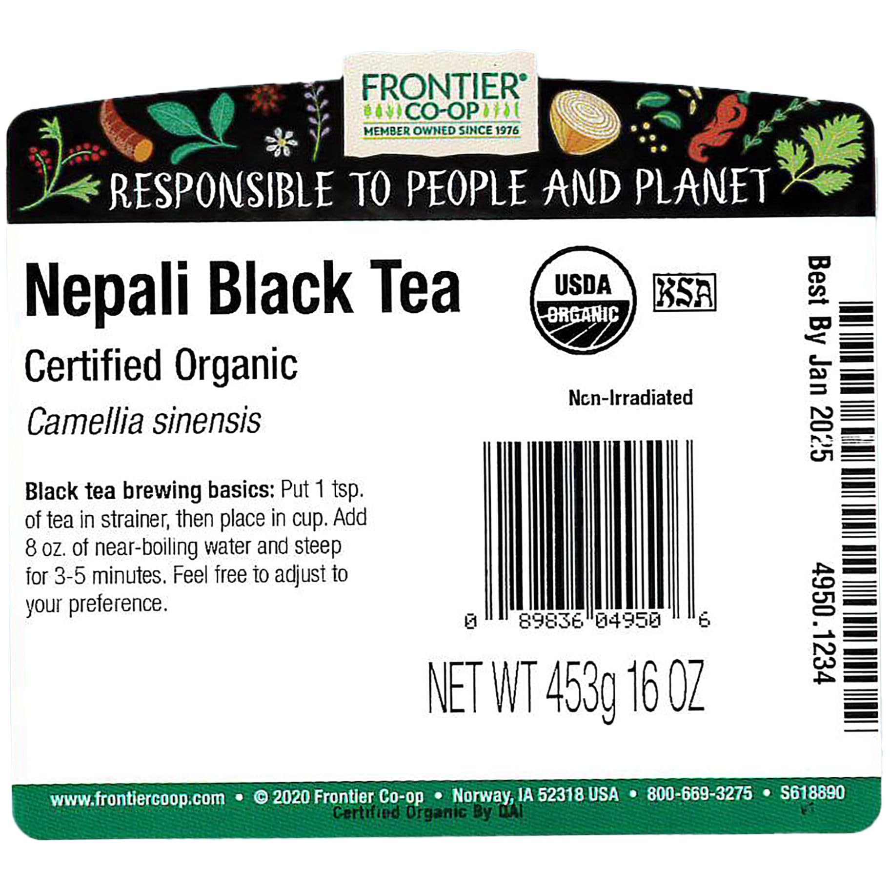 Frontier Bulk Nepali Black Tea (16 Ounce)