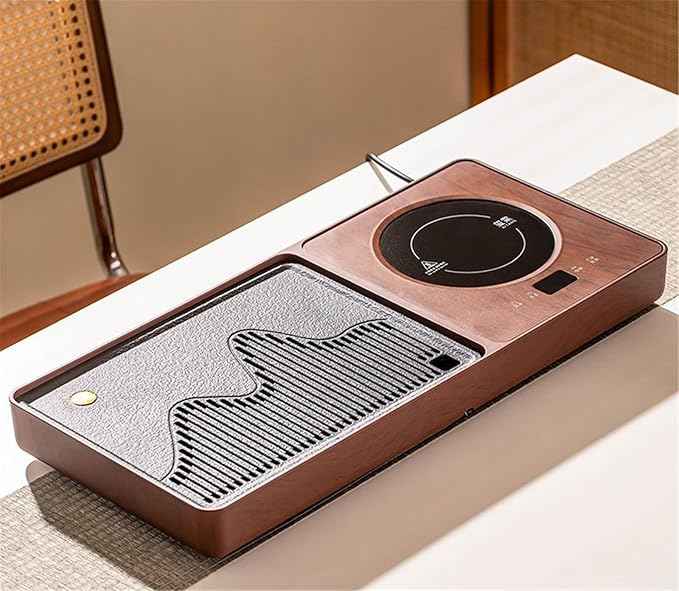 Fully Automatic Tea Tray Set, Electric Kettle and Brewing Station-suit2