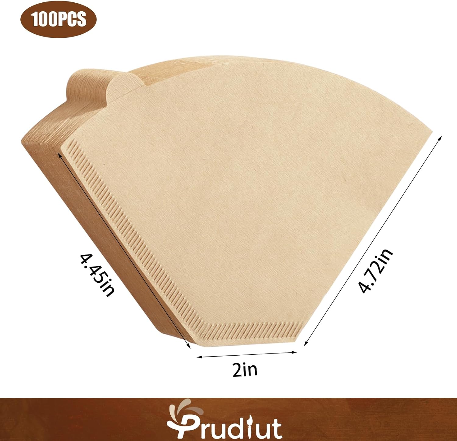 200 Count #4 Cone Coffee Filters 8-12 Cups, Disposable Coffee Filters 4 Cone Paper Unbleached Natural 4 Filters Paper Compatible with Ninja, Drip and Pour Over Coffee Maker - Blissbrew