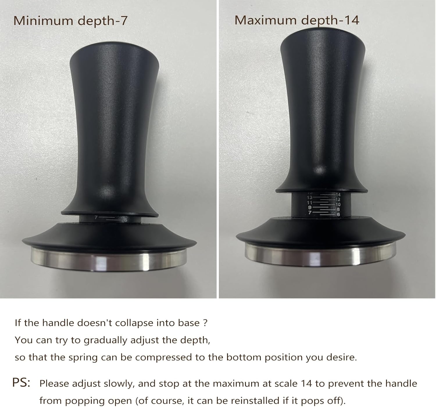 Espresso Accessories Kit 58mm, Coffee Tamper with Spring Loaded Calibration, 316 Stainless WDT Tool with Magnetic Stand and Dosing Funnel Set Fits Espresso Machine Press and 58mm Portafilters