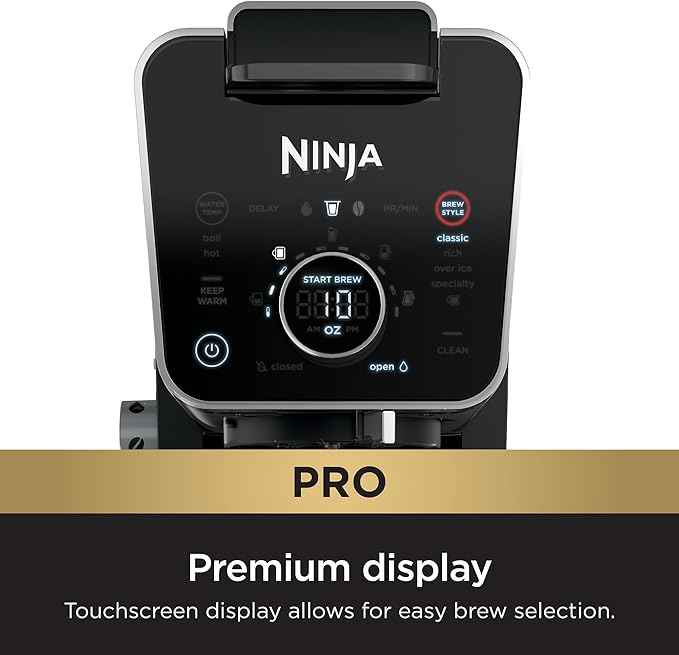 Ninja Drip Coffee Maker With K Cup Combo, DualBrew Pro Specialty Coffee System, Coffee Machine Compatible with K-Cup Pods, 12 Cup Single Serve Coffee Makers with Paper Filter, CFP301