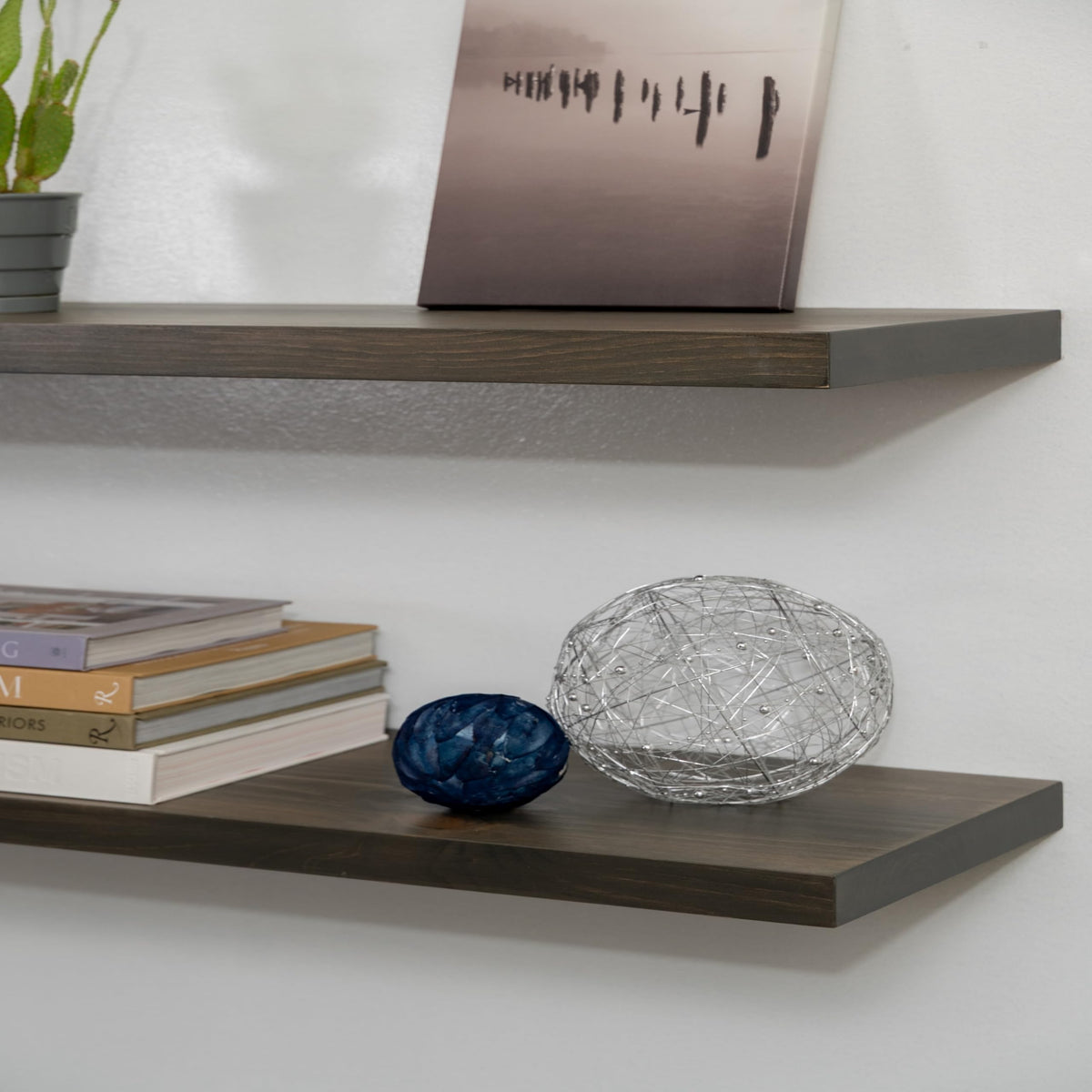 URBANDI Rustic Floating Shelves (2 Count)