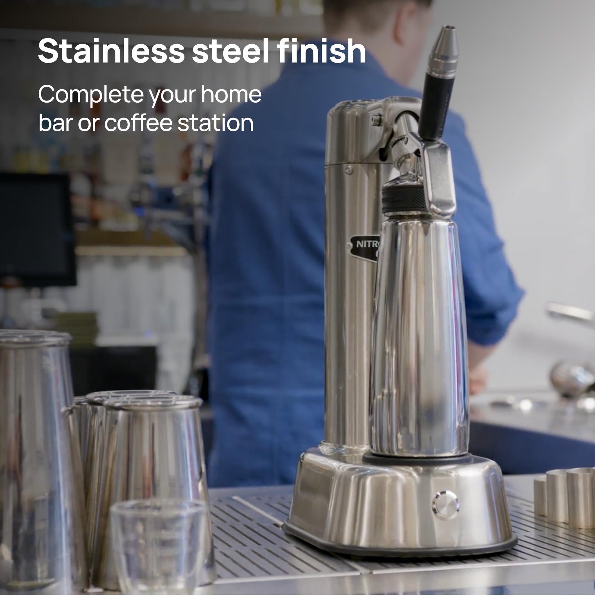 NitroPress Pro Electric Nitro Cold Brew Coffee & Cocktail Maker