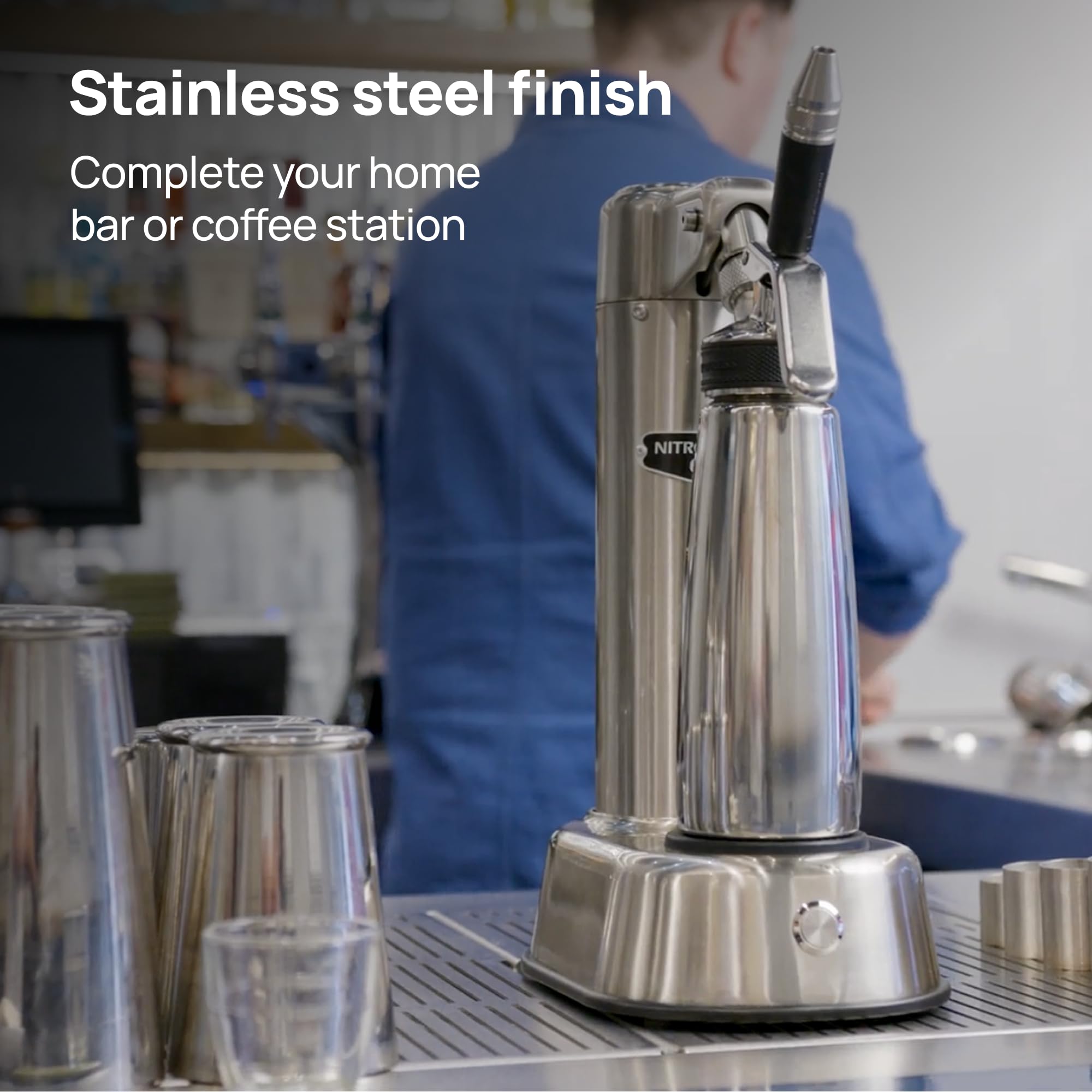 NitroPress Pro Electric Nitro Cold Brew Coffee & Cocktail Maker